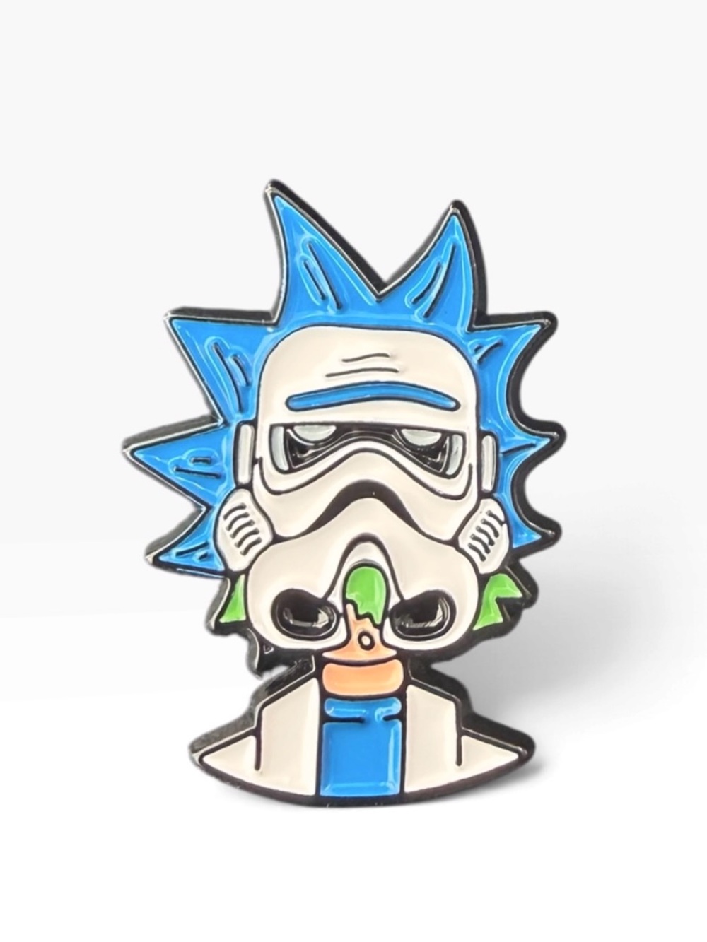 Rick and Morty x Stormtrooper Crossover Enamel Pin